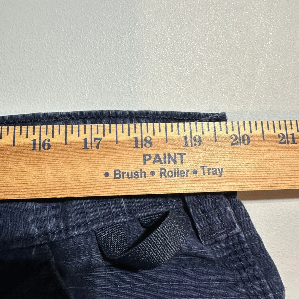 Carhartt Force Men's Navy Blue Ripstop Cargo Work Pants 40x30 Straight‎ Leg